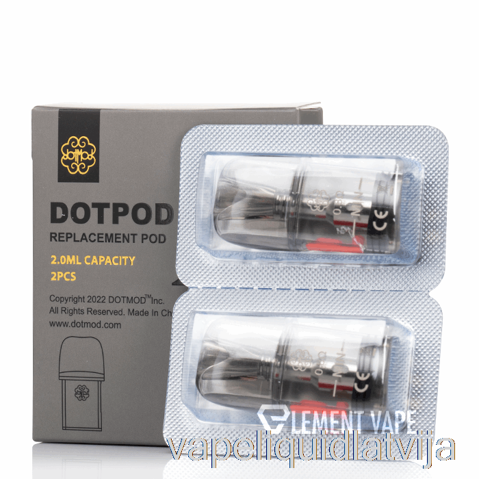 Dotmod Dotpod Nano Nomaiņas Pods 0.6ohm Dotpod Nano Pods Vape šķidrums